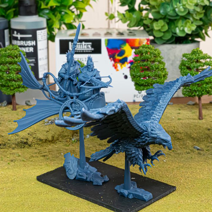 Miniatura Ballesteros del Mar Altos Elfos resina 28mm sin pintar - Drakholm