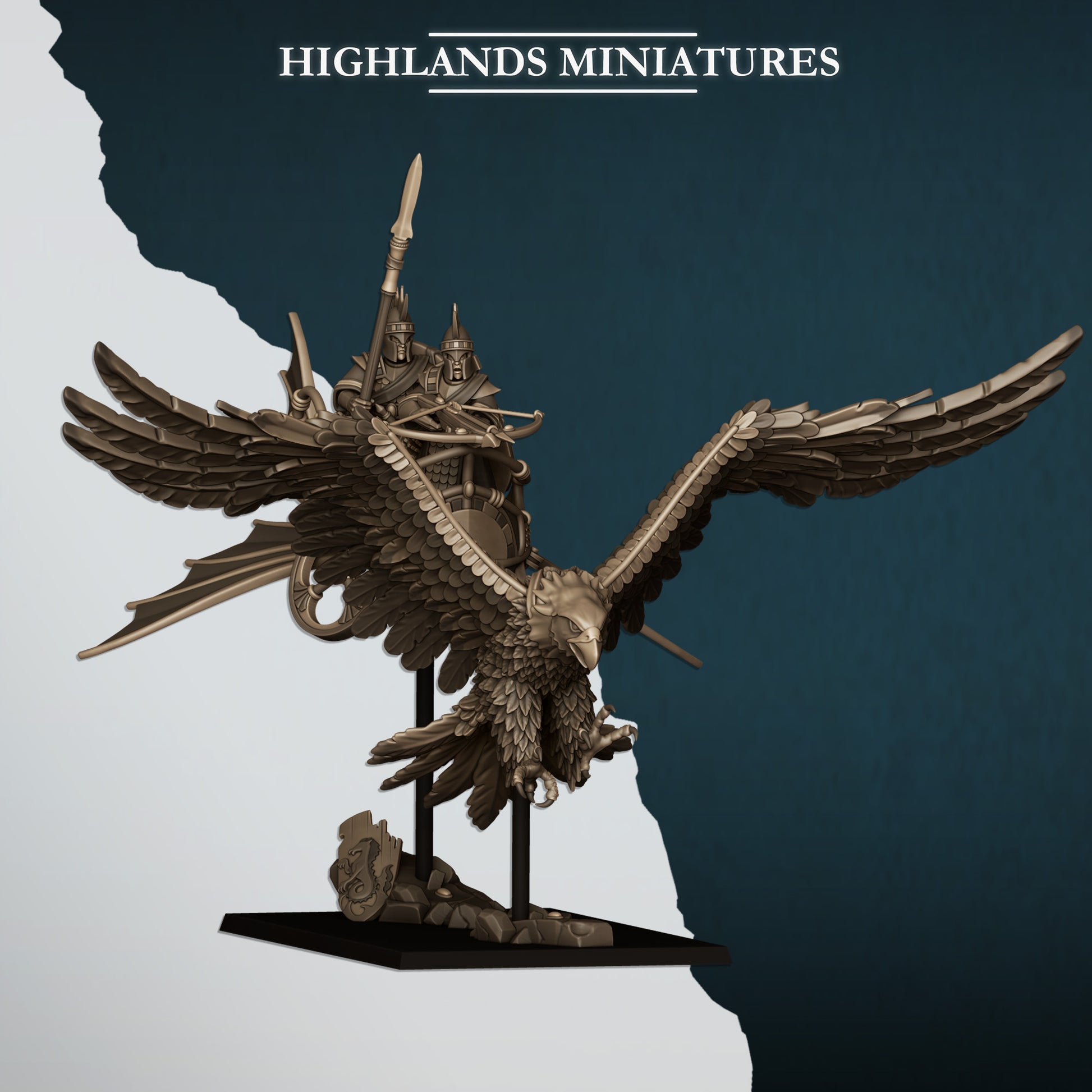 Miniatura Ballesteros del Mar Altos Elfos resina 28mm sin pintar - Drakholm