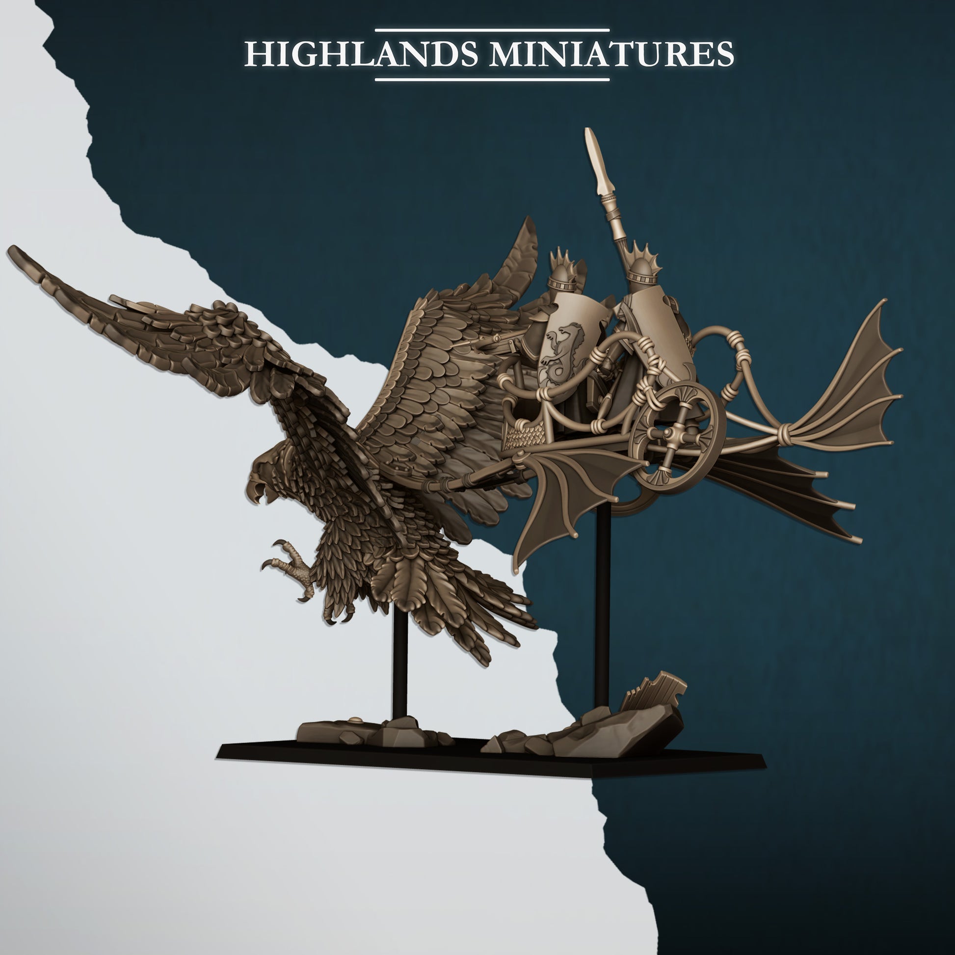 Miniatura Ballesteros del Mar Altos Elfos resina 28mm sin pintar - Drakholm