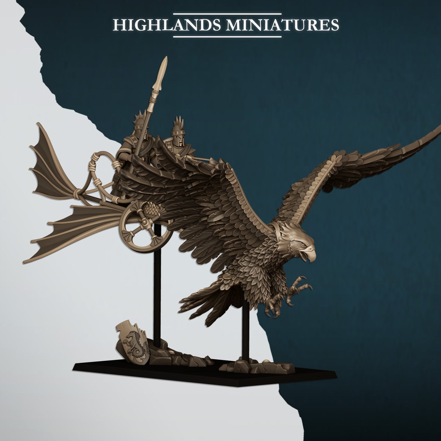Miniatura Ballesteros del Mar Altos Elfos resina 28mm sin pintar - Drakholm