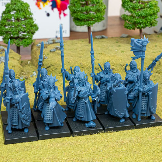 Miniatura Guardia del Mar Altos Elfos resina 28mm sin pintar - Drakholm