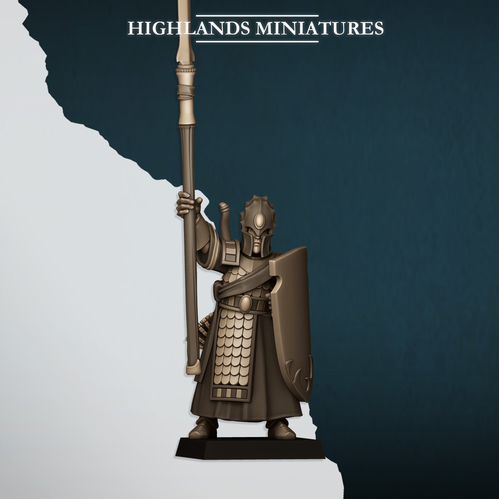 Miniatura Guardia del Mar Altos Elfos resina 28mm sin pintar - Drakholm