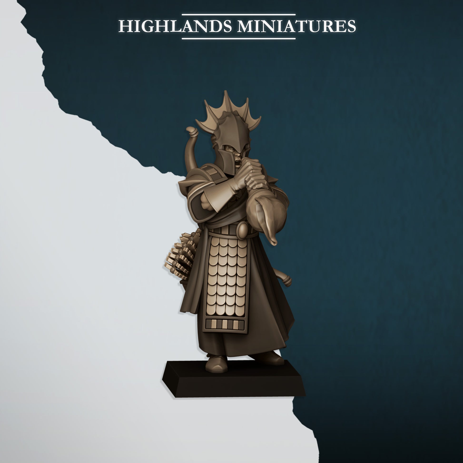Miniatura Guardia del Mar Altos Elfos resina 28mm sin pintar - Drakholm