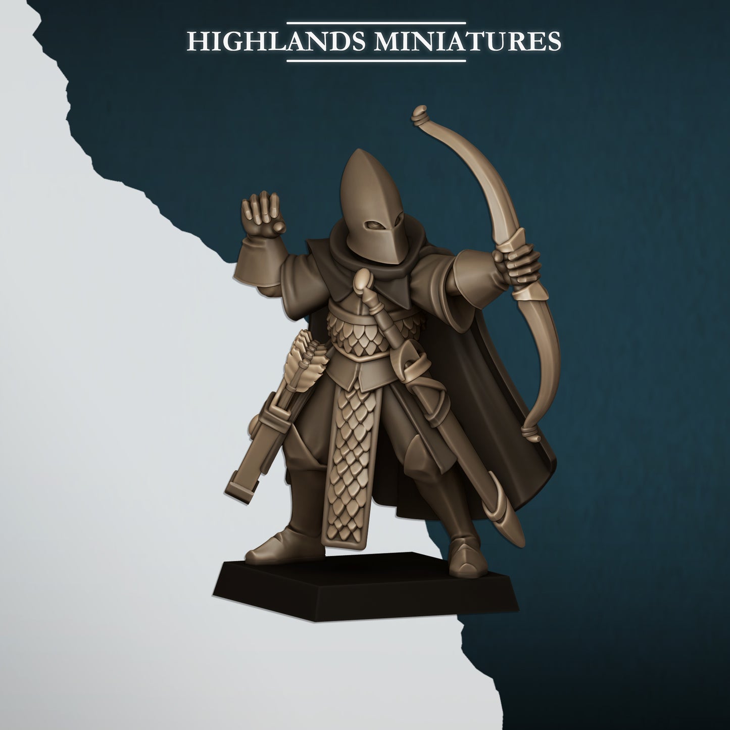 Miniatura Sombras Altos Elfos resina 28mm sin pintar - Drakholm