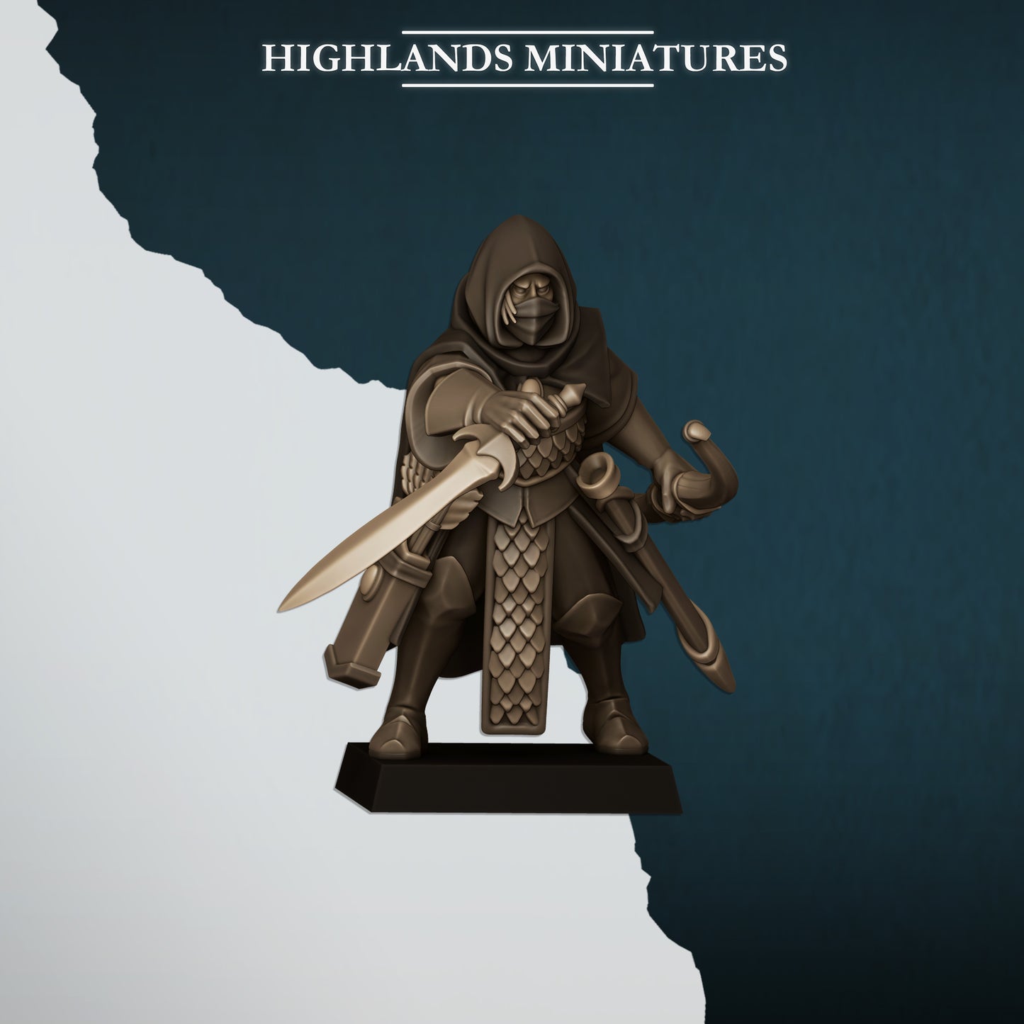 Miniatura Sombras Altos Elfos resina 28mm sin pintar - Drakholm