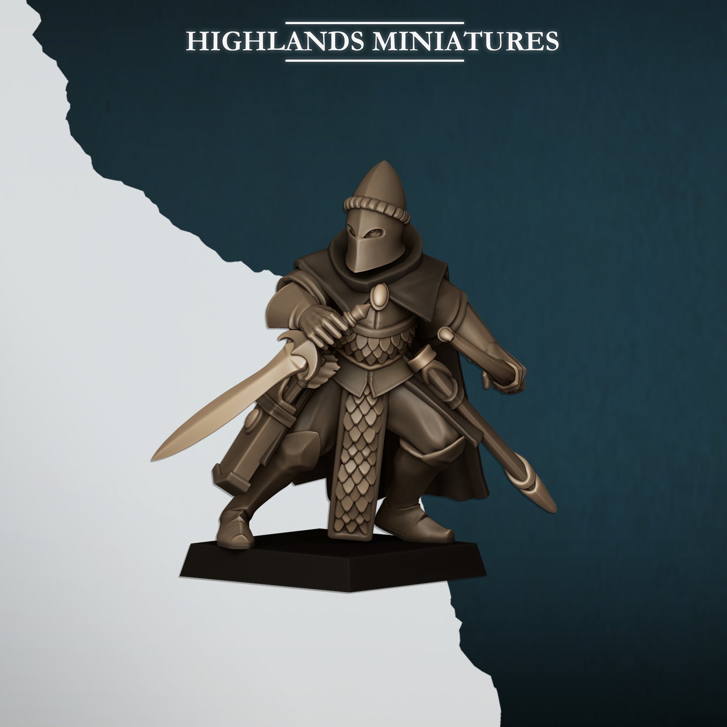 Miniatura Sombras Altos Elfos resina 28mm sin pintar - Drakholm