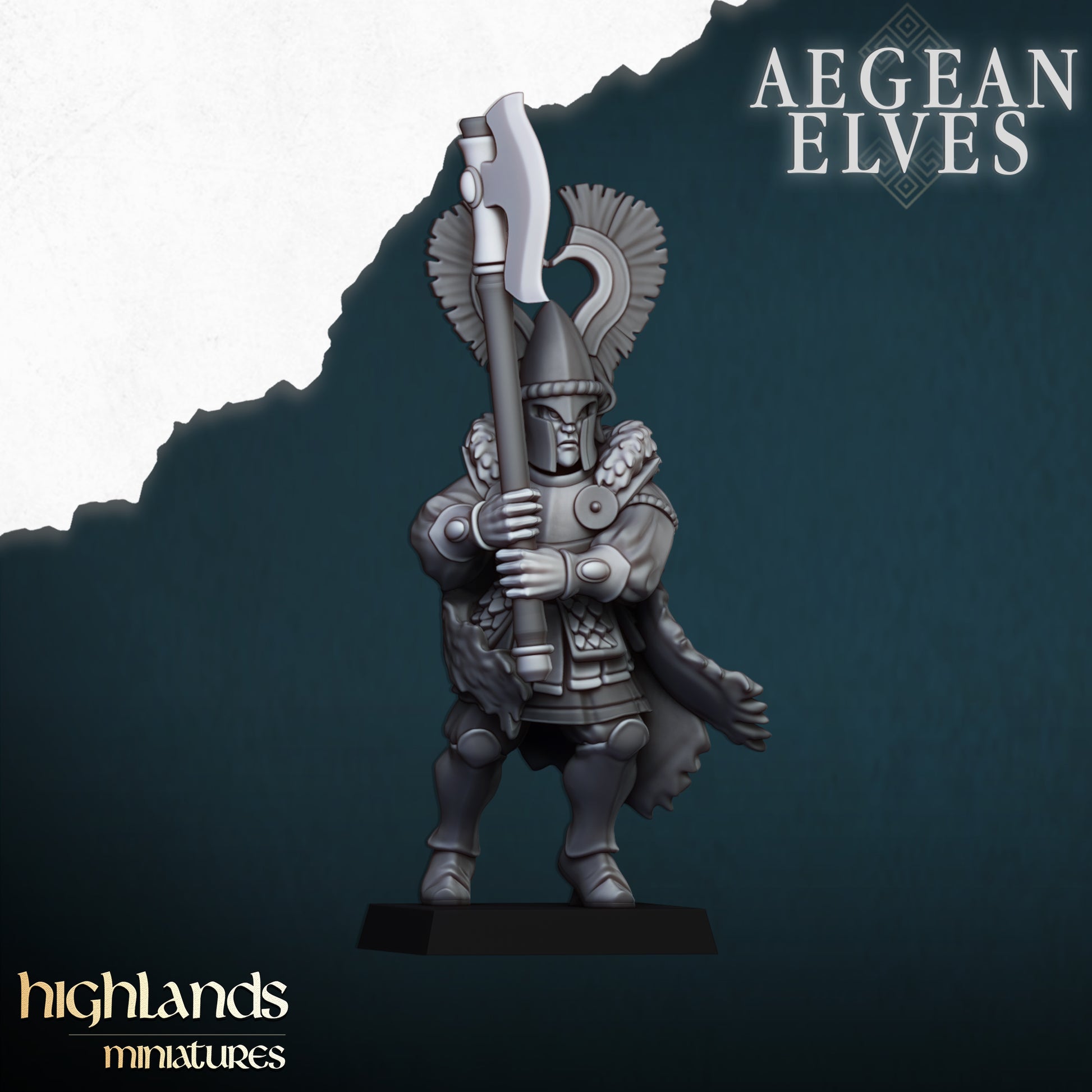 Miniatura Leones de Nemea Altos Elfos resina 28mm sin pintar - Drakholm