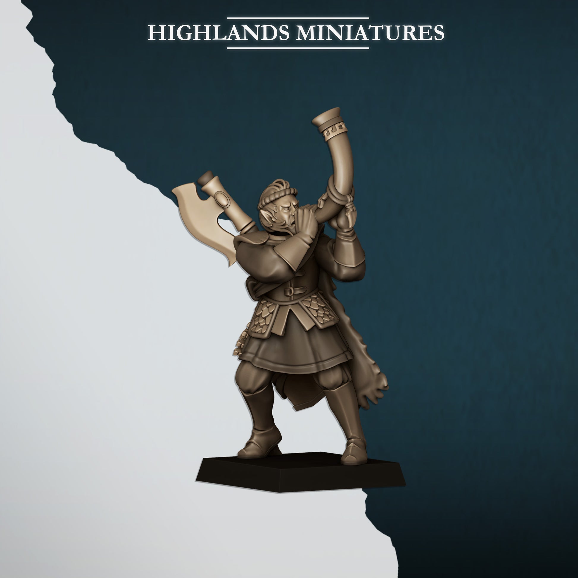 Miniatura Leones con Arcos Altos Elfos resina 28mm sin pintar - Drakholm