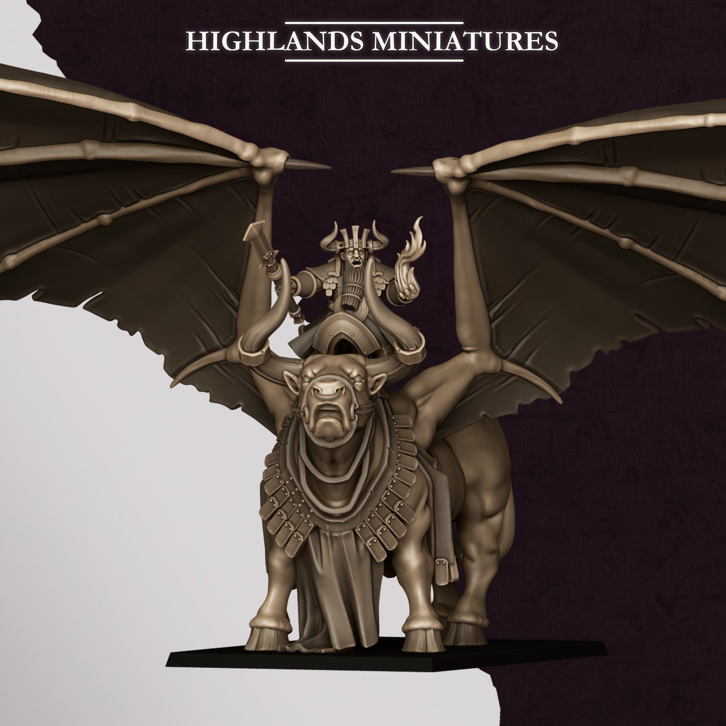 Miniatura Hechicero de Marduk v2 Enanos Infernales resina 28mm sin pintar - Drakholm