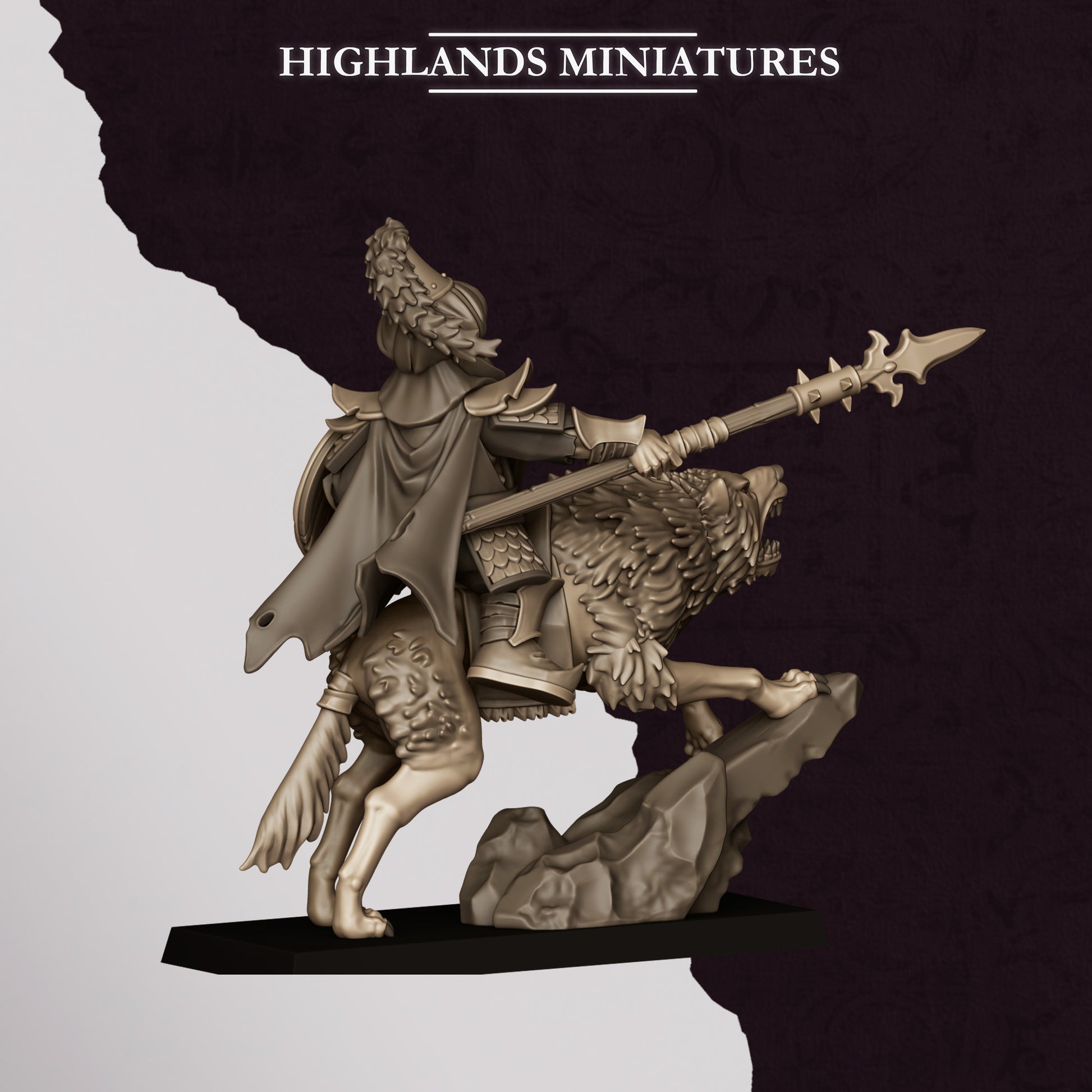 Miniatura Héroe Hobgoblin Enanos Infernales resina 28mm sin pintar - Drakholm