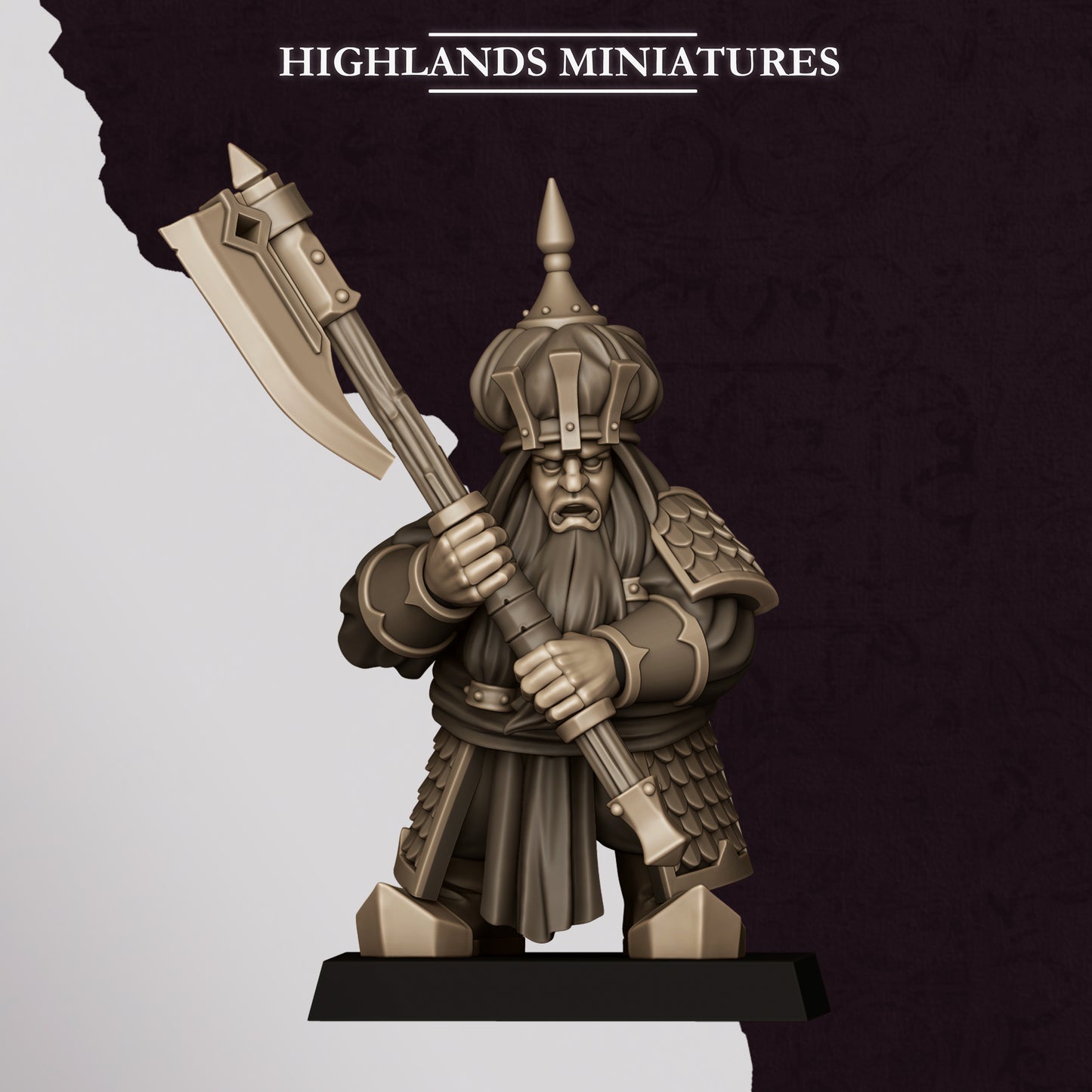 Miniatura Guerreros de Marduk Enanos Infernales resina 28mm sin pintar - Drakholm