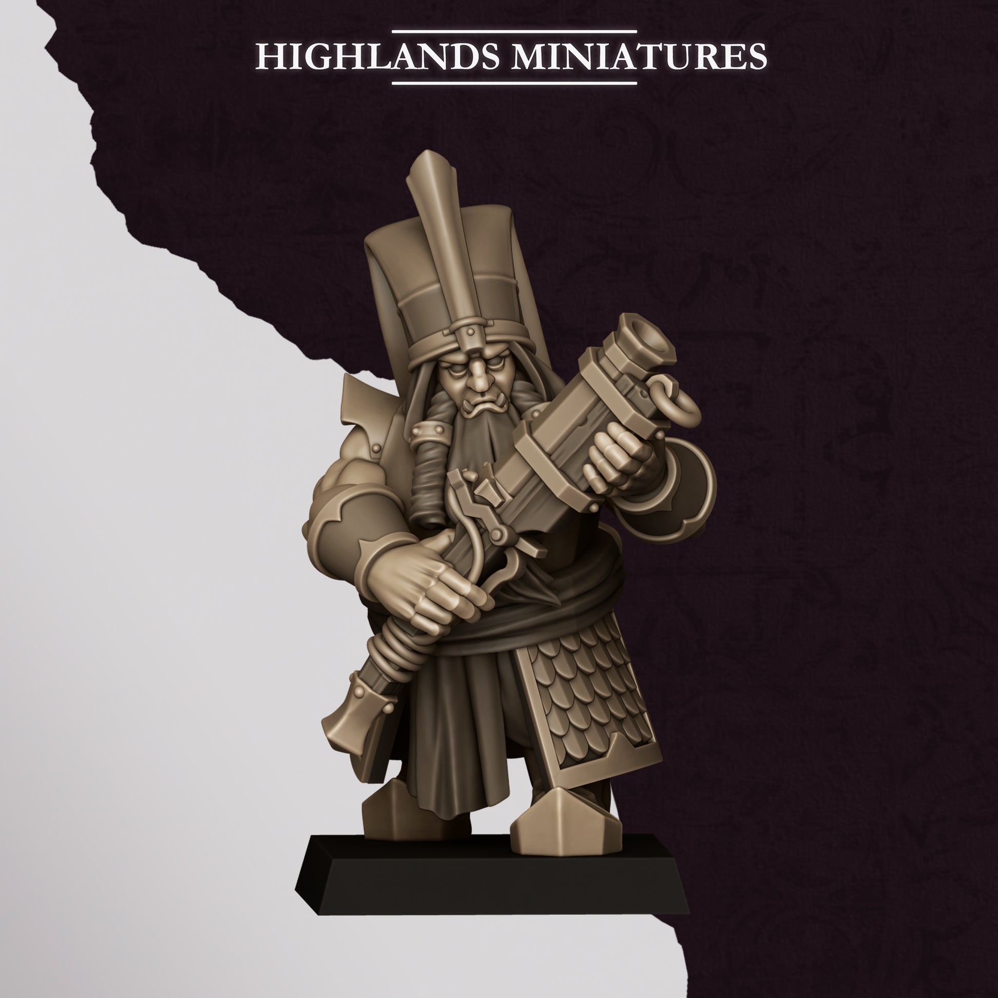Miniatura Tiradores de Marduk Enanos Infernales resina 28mm sin pintar - Drakholm