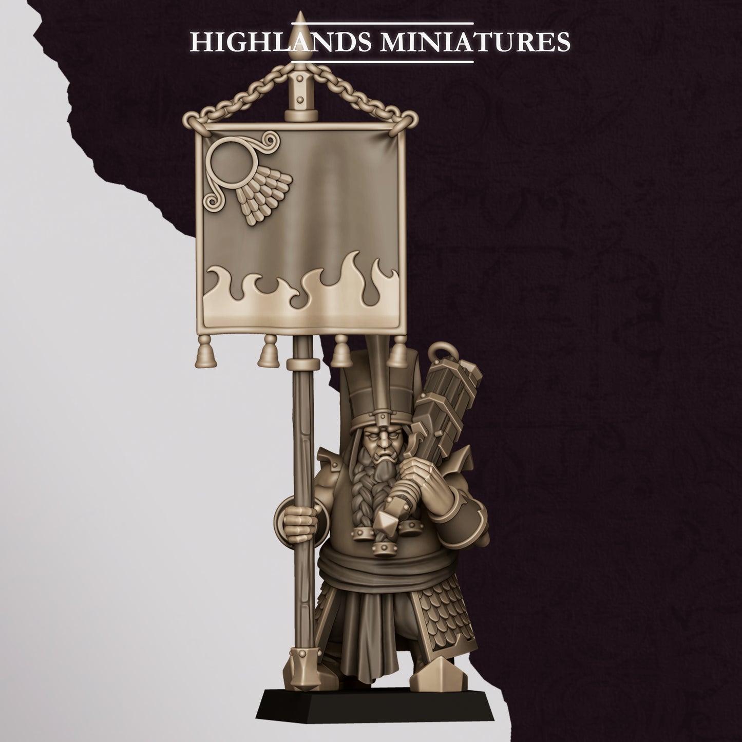 Miniatura Tiradores de Marduk Enanos Infernales resina 28mm sin pintar - Drakholm