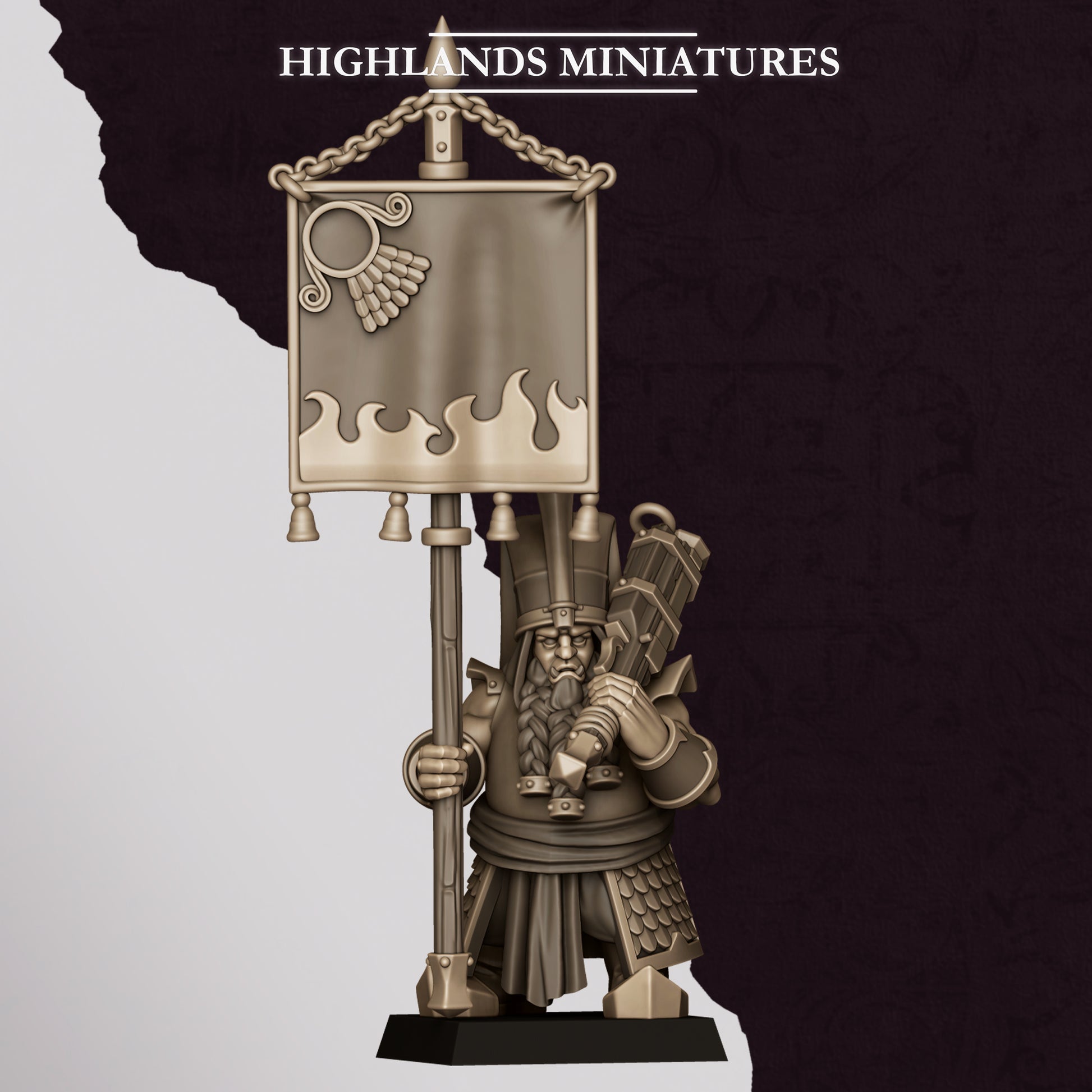 Miniatura Tiradores de Marduk Enanos Infernales resina 28mm sin pintar - Drakholm