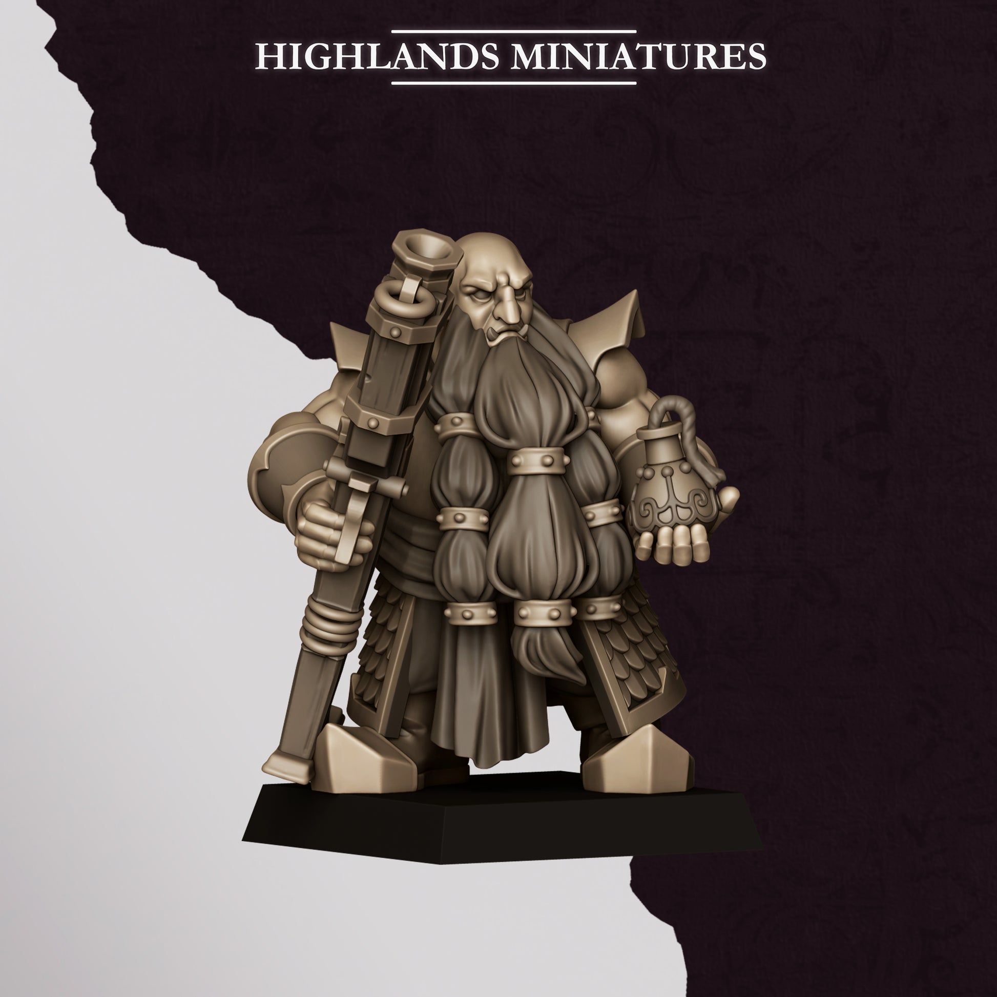 Miniatura Tiradores de Marduk Enanos Infernales resina 28mm sin pintar - Drakholm