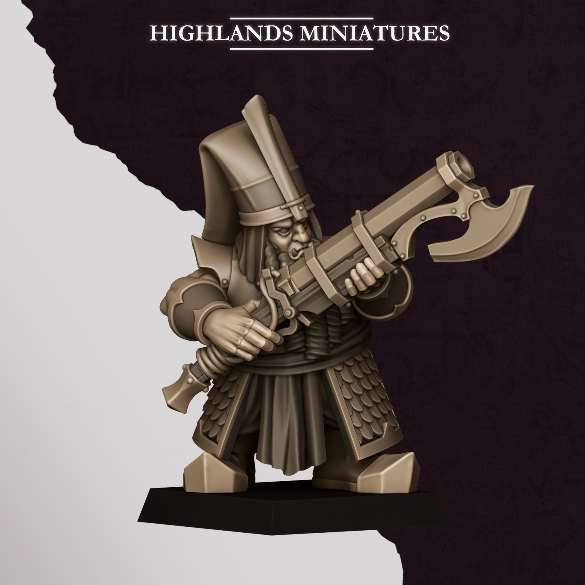 Miniatura Tiradores de Marduk Enanos Infernales resina 28mm sin pintar - Drakholm