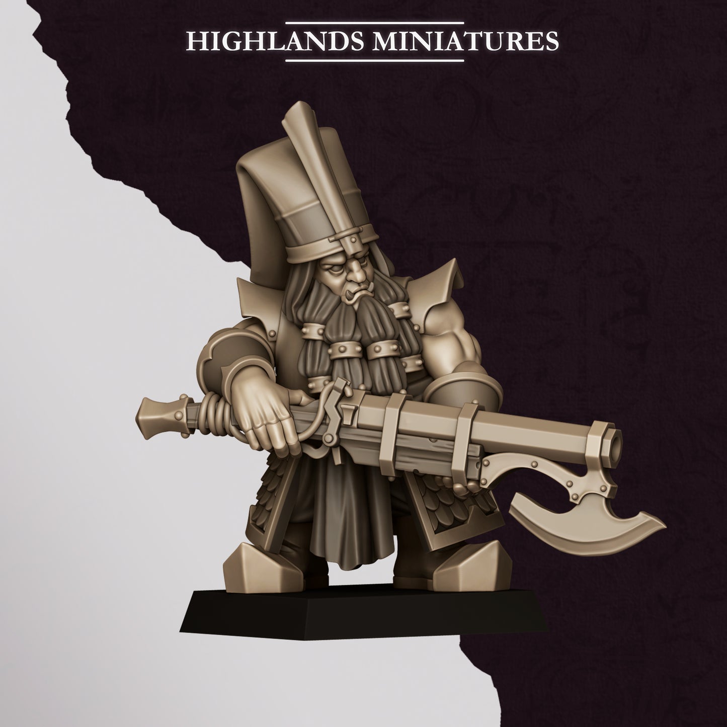Miniatura Tiradores de Marduk Enanos Infernales resina 28mm sin pintar - Drakholm