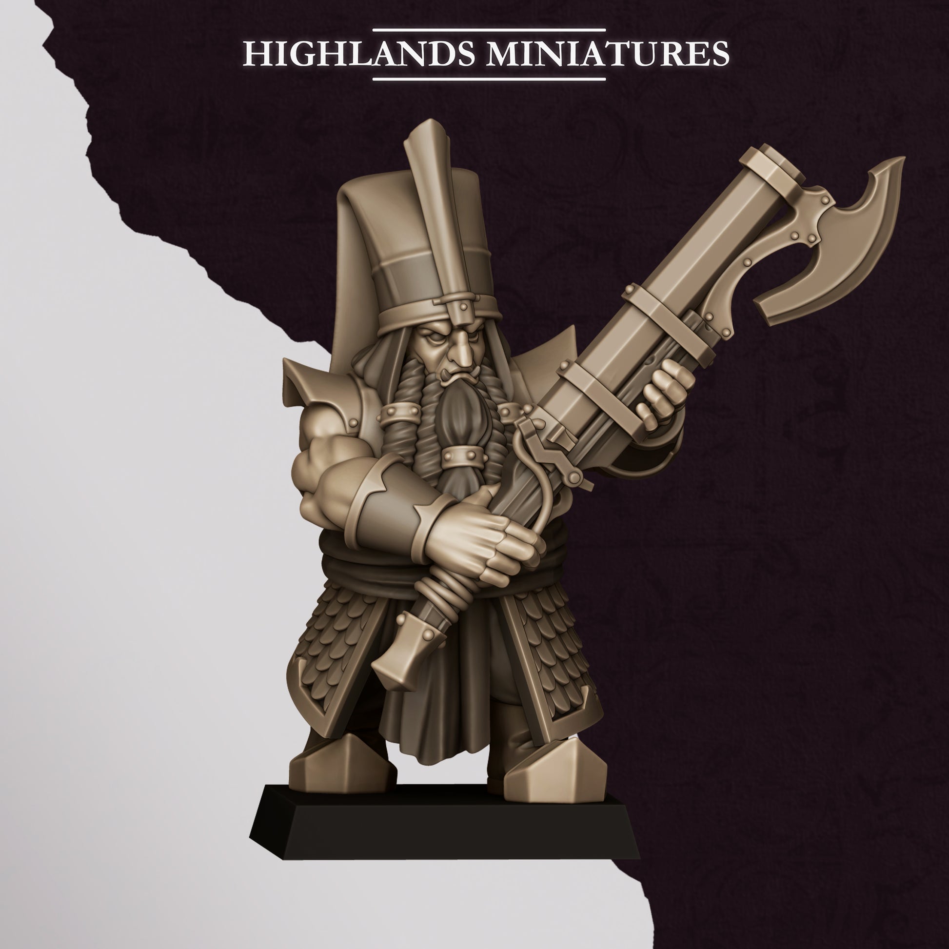 Miniatura Tiradores de Marduk Enanos Infernales resina 28mm sin pintar - Drakholm