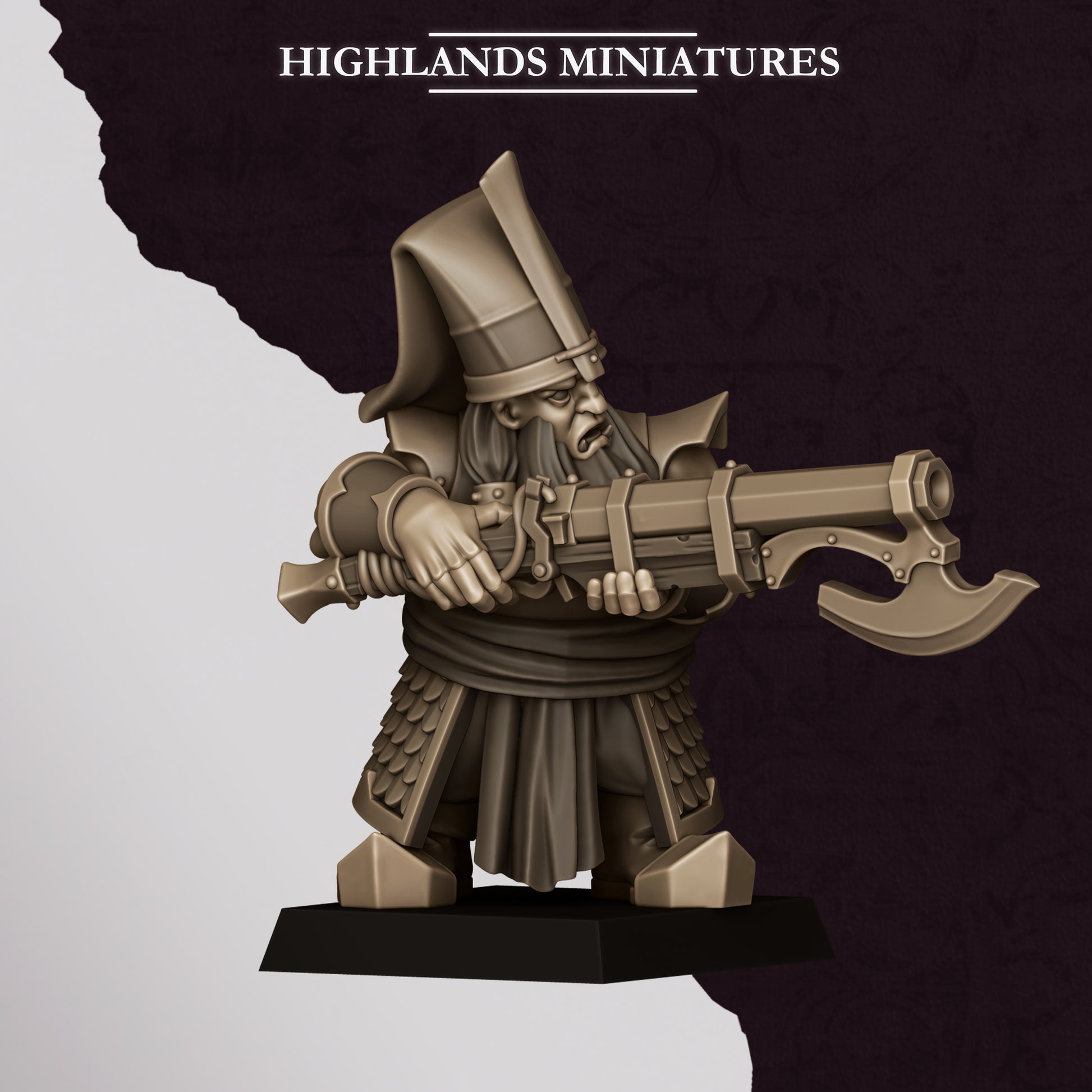 Miniatura Tiradores de Marduk Enanos Infernales resina 28mm sin pintar - Drakholm