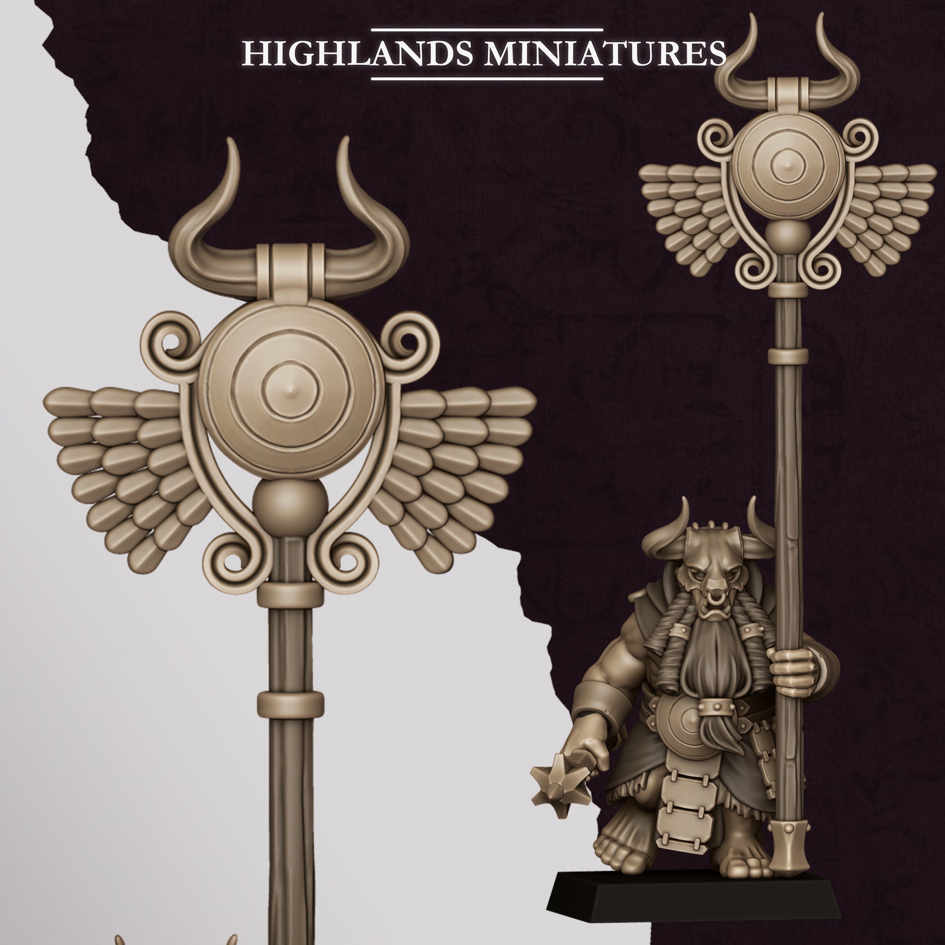 Miniatura Cultistas de Marduk Enanos Infernales resina 28mm sin pintar - Drakholm