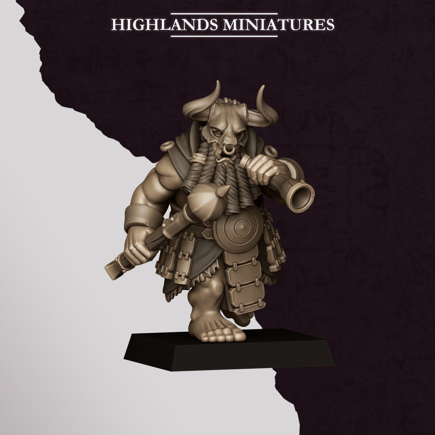Miniatura Cultistas de Marduk Enanos Infernales resina 28mm sin pintar - Drakholm