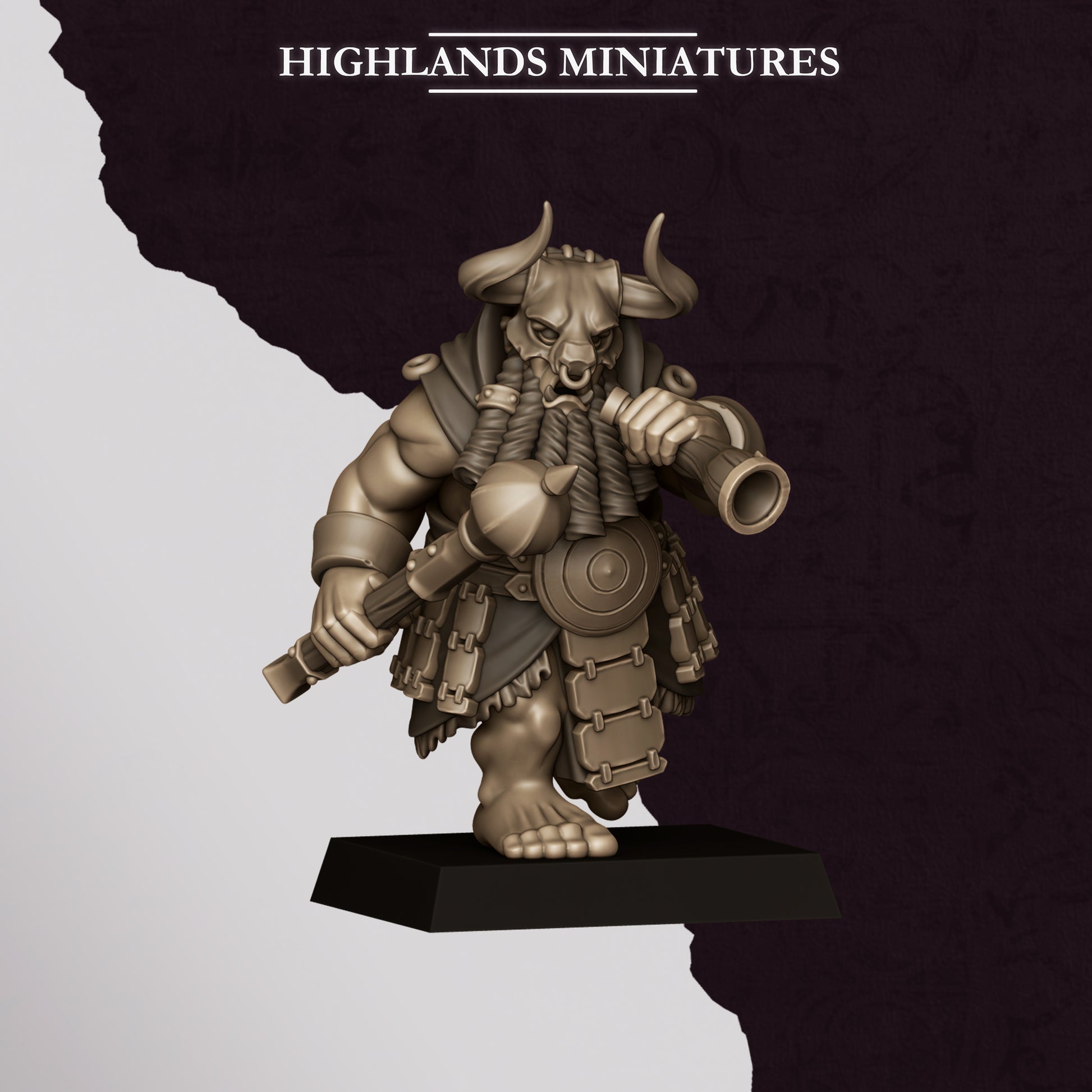 Miniatura Cultistas de Marduk Enanos Infernales resina 28mm sin pintar - Drakholm