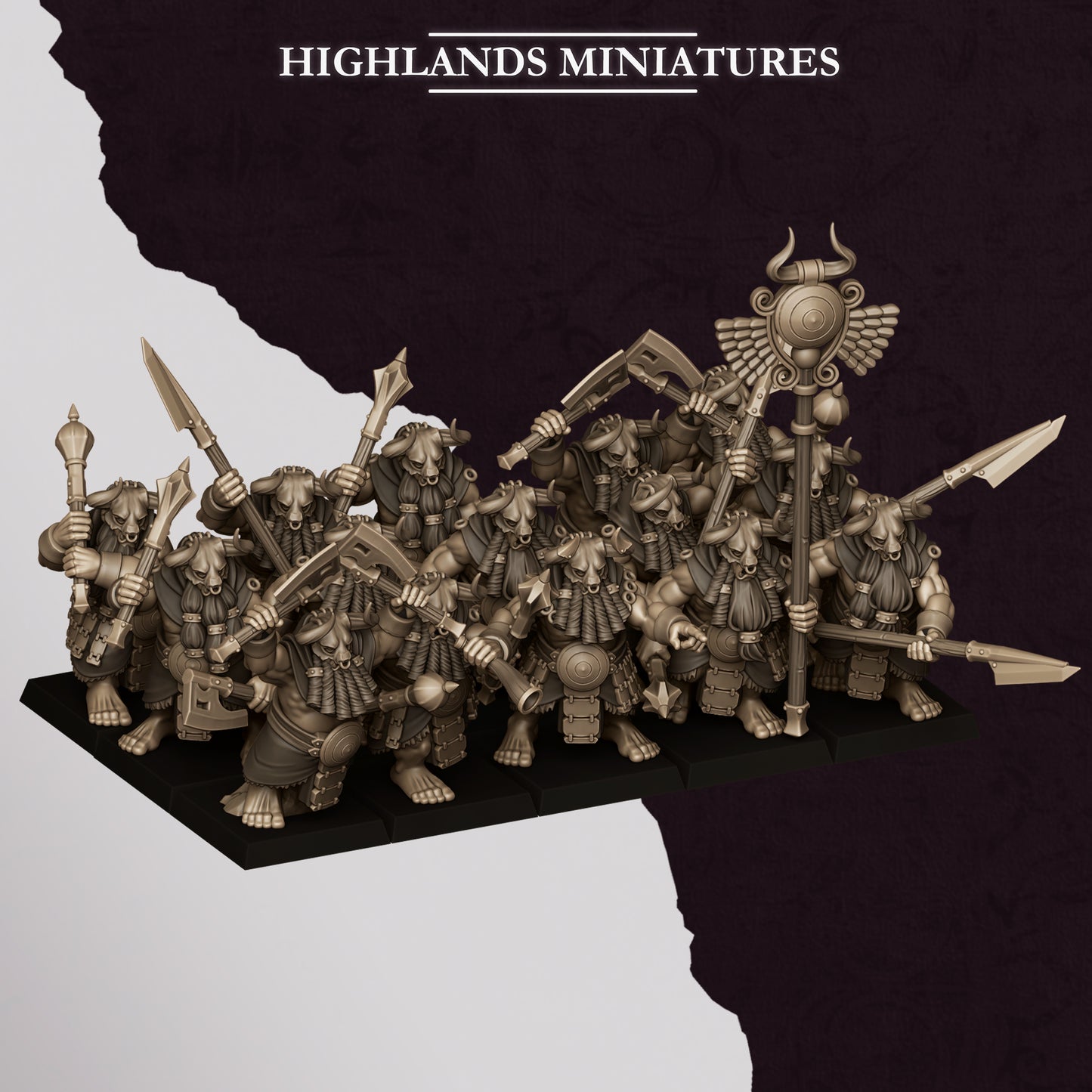 Miniatura Cultistas de Marduk Enanos Infernales resina 28mm sin pintar - Drakholm
