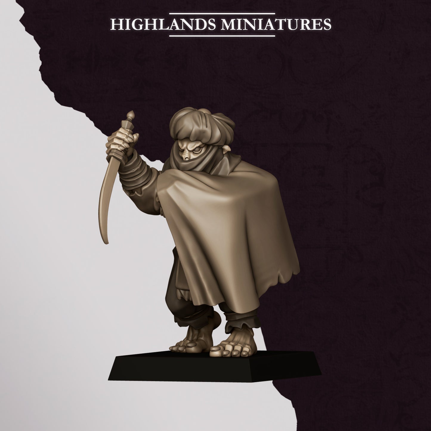 Miniatura Apuñaladores Hobgoblin Enanos Infernales resina 28mm sin pintar - Drakholm