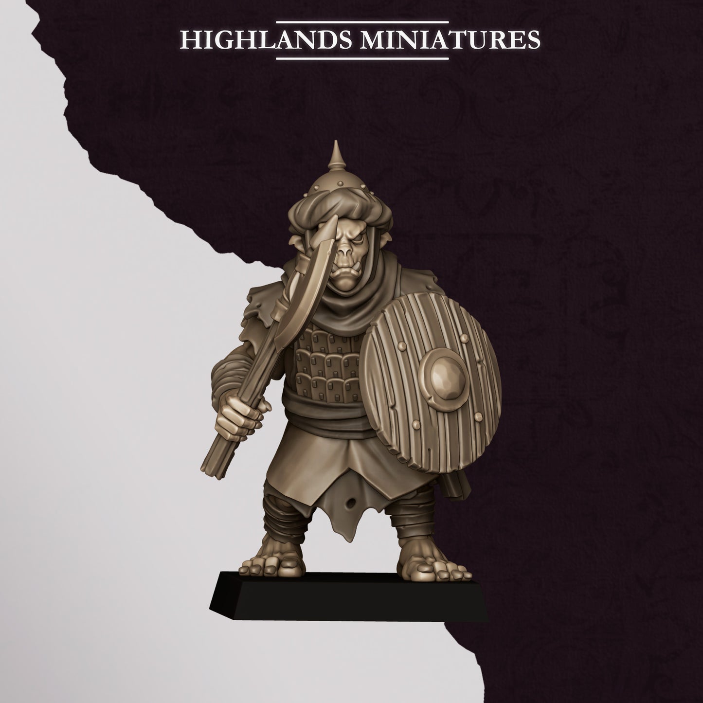 Miniatura Guerreros Hobgoblin Enanos Infernales resina 28mm sin pintar - Drakholm