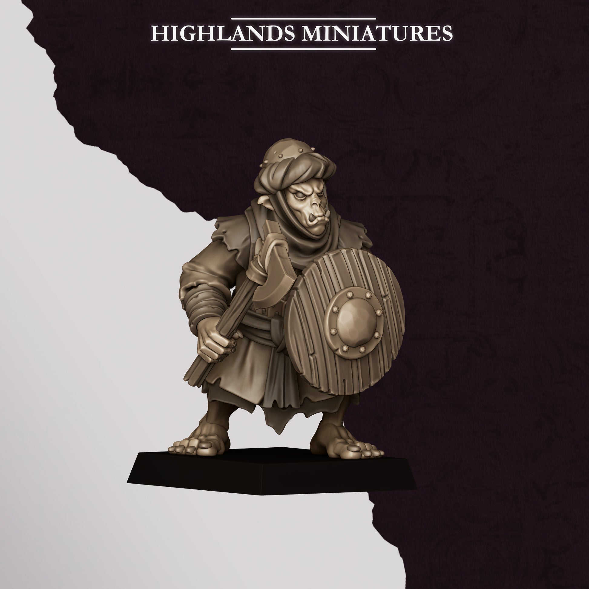 Miniatura Guerreros Hobgoblin Enanos Infernales resina 28mm sin pintar - Drakholm
