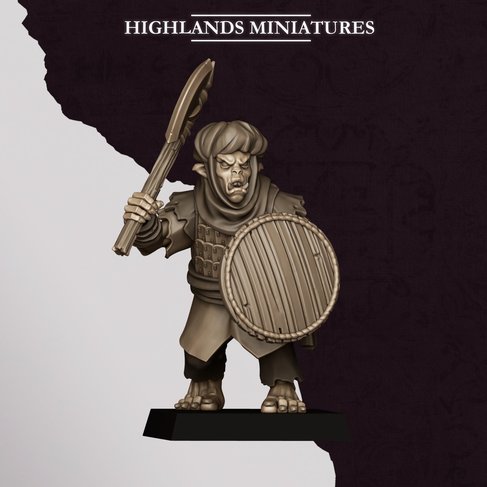 Miniatura Guerreros Hobgoblin Enanos Infernales resina 28mm sin pintar - Drakholm
