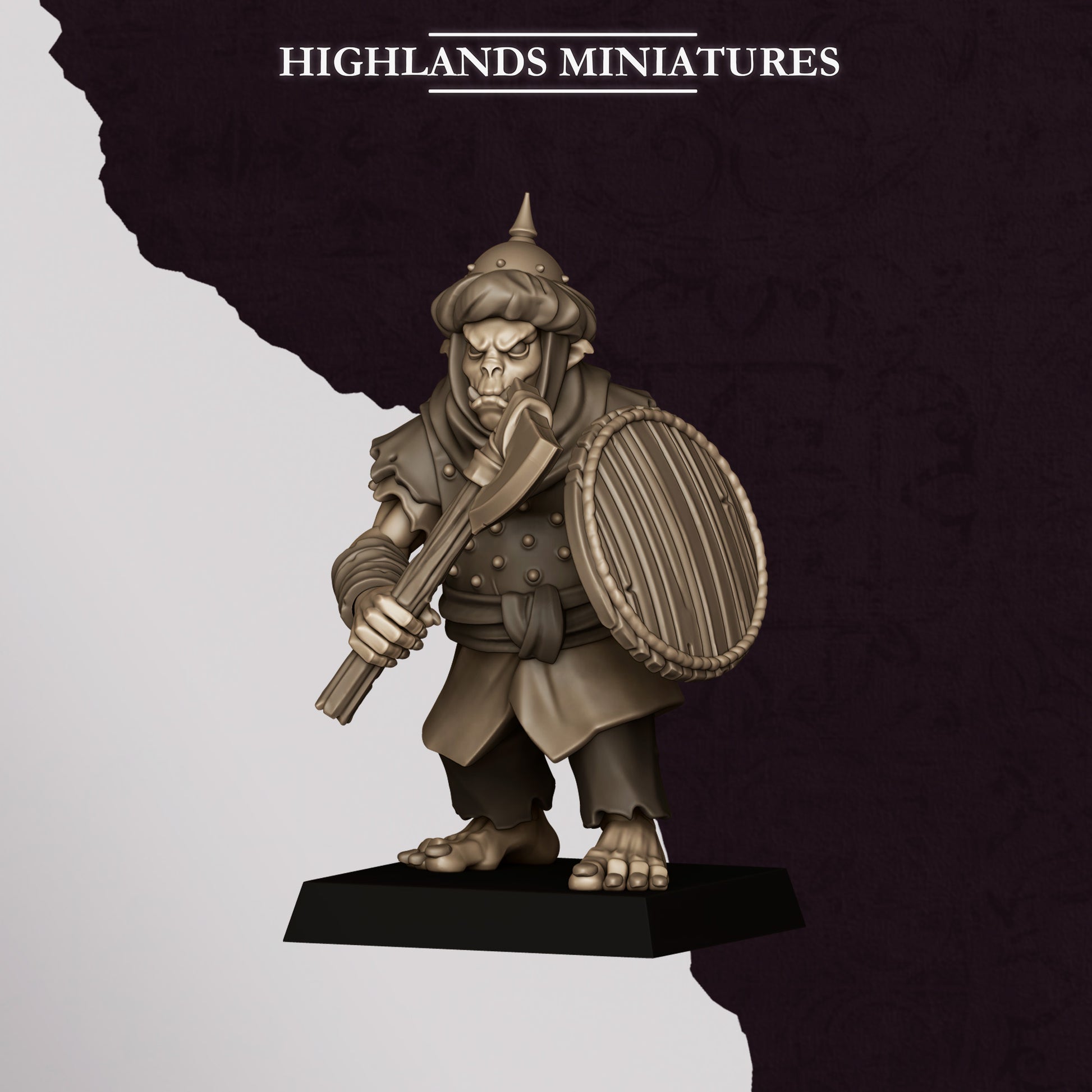 Miniatura Guerreros Hobgoblin Enanos Infernales resina 28mm sin pintar - Drakholm