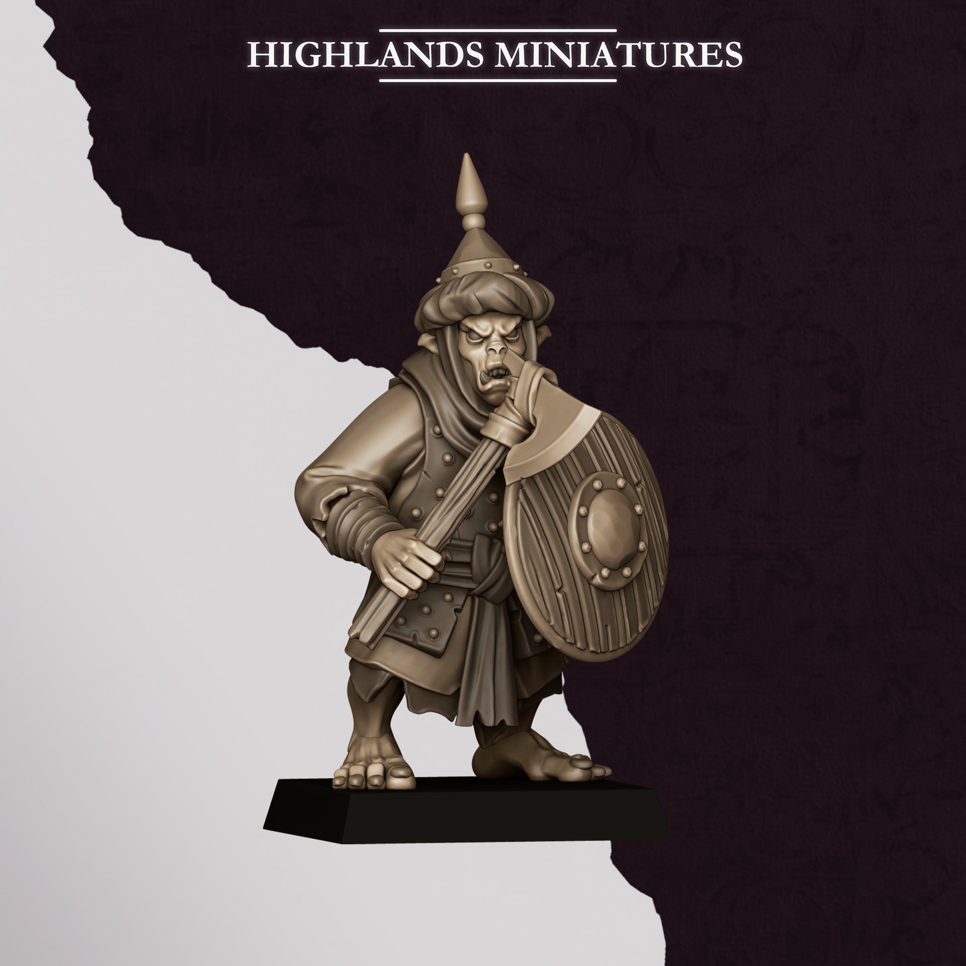 Miniatura Guerreros Hobgoblin Enanos Infernales resina 28mm sin pintar - Drakholm