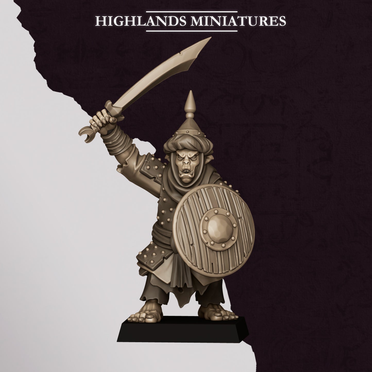 Miniatura Guerreros Hobgoblin Enanos Infernales resina 28mm sin pintar - Drakholm