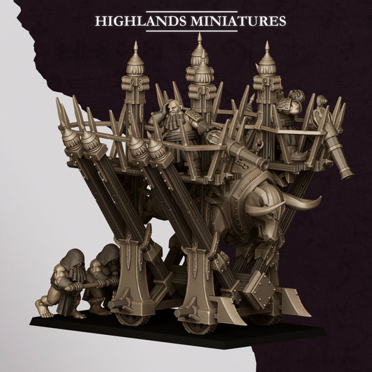 Miniatura Icono Llameante de Marduk Enanos Infernales resina 28mm sin pintar - Drakholm