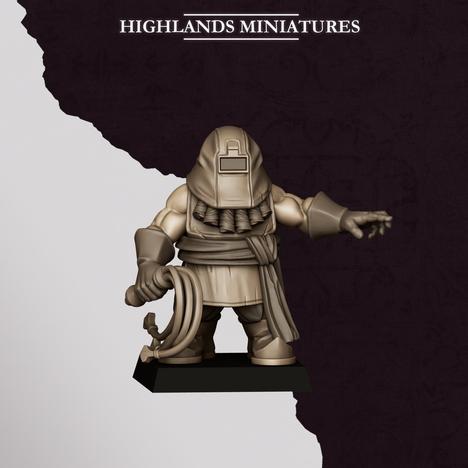 Miniatura Cañón de Marduk Enanos Infernales resina 28mm sin pintar - Drakholm