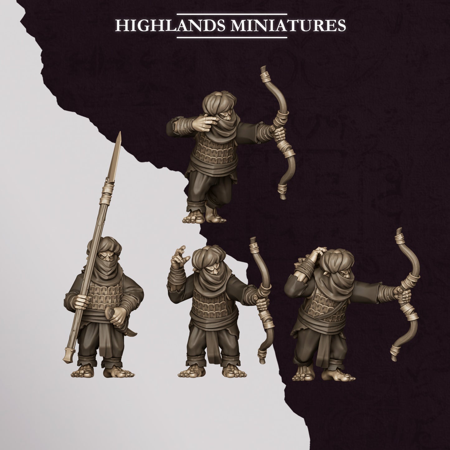 Miniatura Elefante de Guerra Hobgoblin Enanos Infernales resina 28mm sin pintar - Drakholm