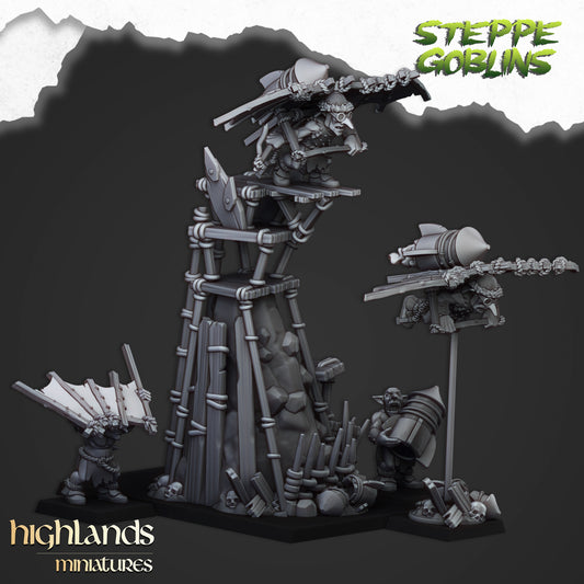 Miniatura Goblins Voladores de la Estepa Orcos y Goblins resina 28mm sin pintar - Drakholm