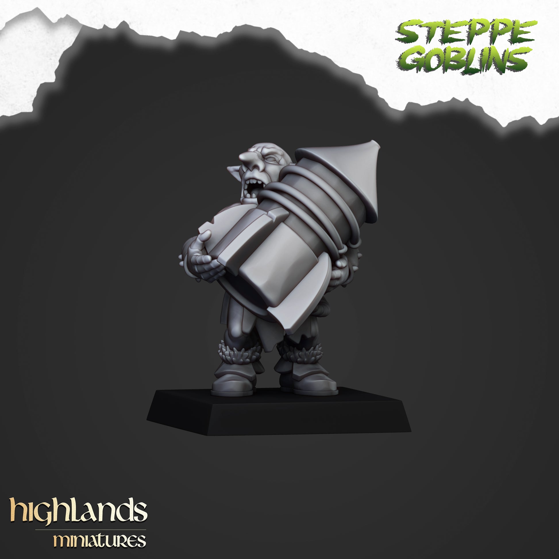 Miniatura Goblins Voladores de la Estepa Orcos y Goblins resina 28mm sin pintar - Drakholm