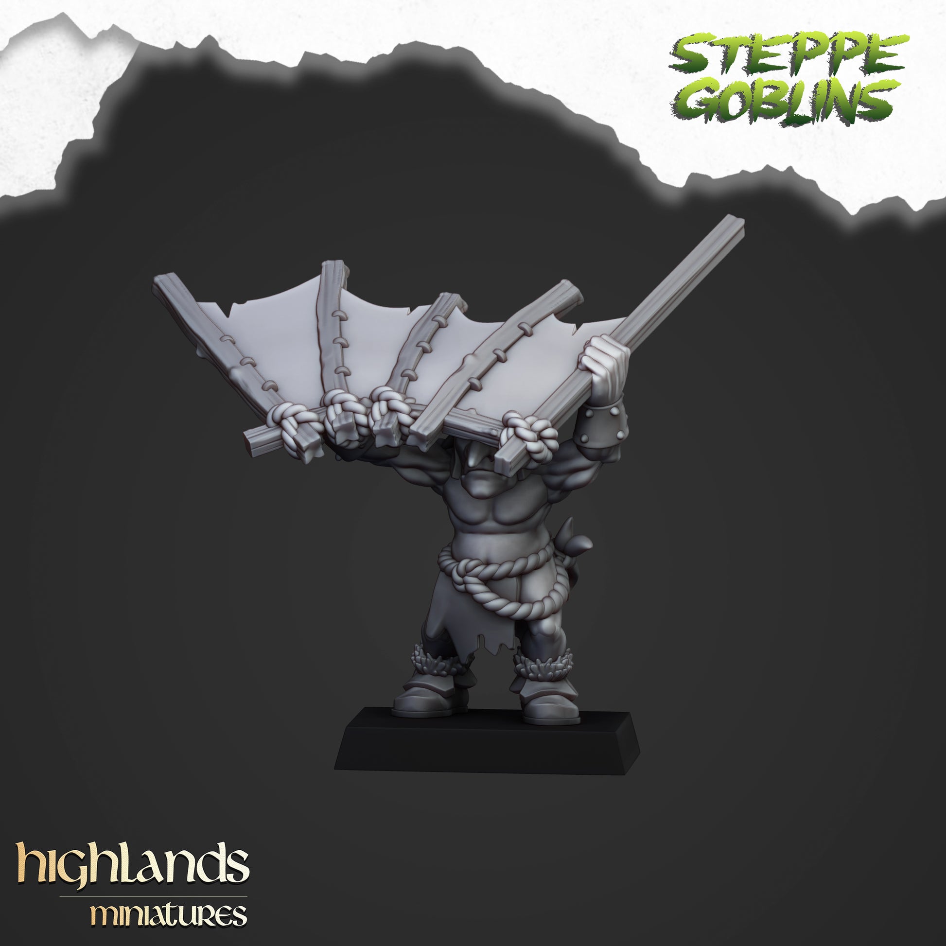 Miniatura Goblins Voladores de la Estepa Orcos y Goblins resina 28mm sin pintar - Drakholm