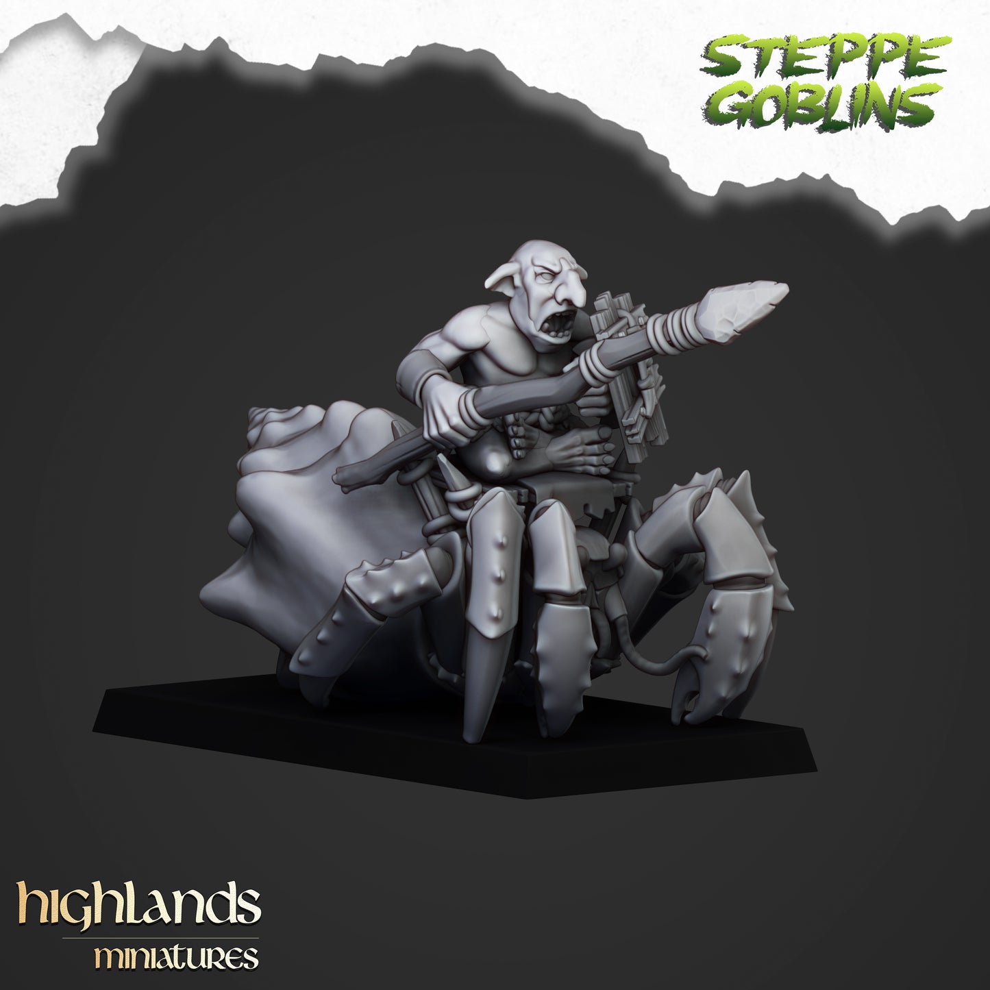 Miniatura Goblins de Costa Montados Orcos y Goblins resina 28mm sin pintar - Drakholm