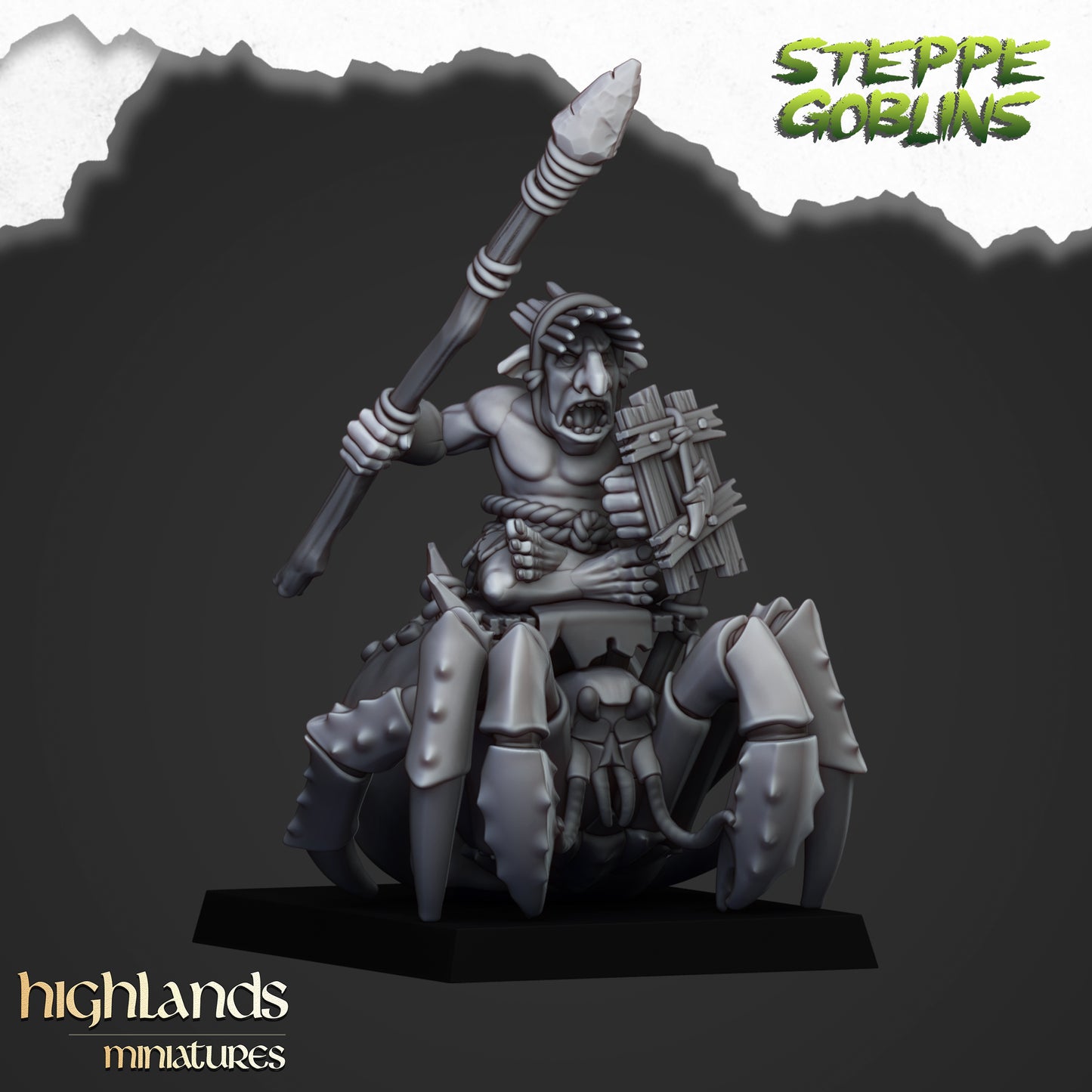 Miniatura Goblins de Costa Montados Orcos y Goblins resina 28mm sin pintar - Drakholm