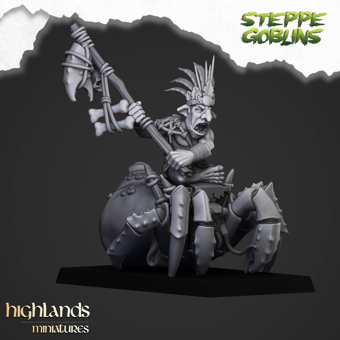 Miniatura Goblins de Costa Montados Orcos y Goblins resina 28mm sin pintar - Drakholm