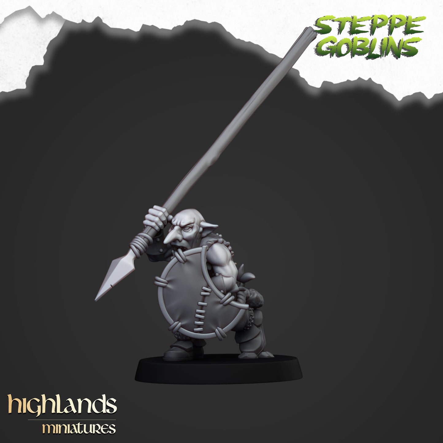 Miniatura Goblins de la Estepa Orcos y Goblins resina 28mm sin pintar - Drakholm