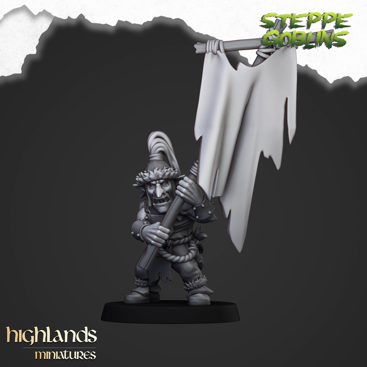 Miniatura Goblins de la Estepa Orcos y Goblins resina 28mm sin pintar - Drakholm