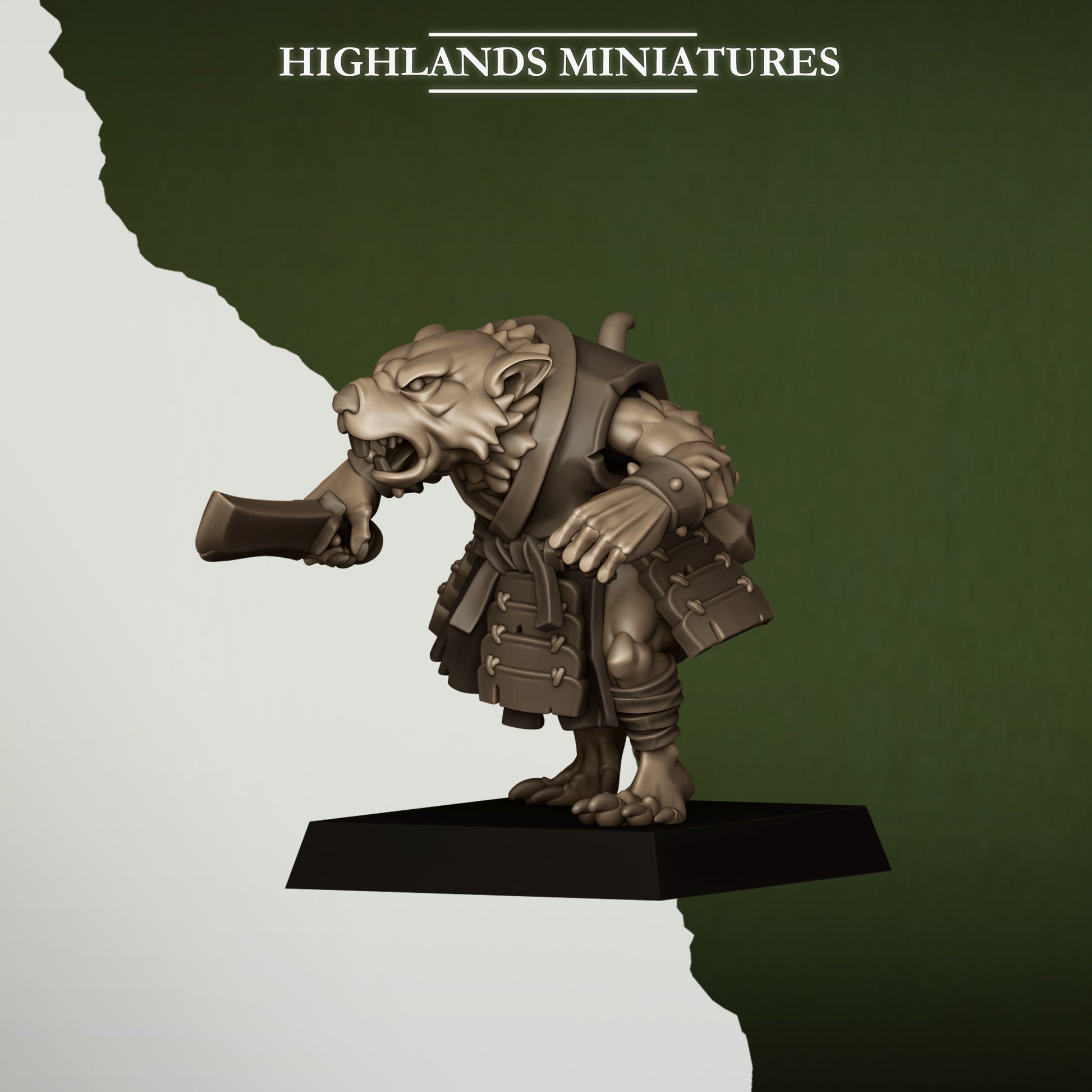 Miniatura Matones de la Cloaca Hombres-Rata resina 28mm sin pintar - Drakholm
