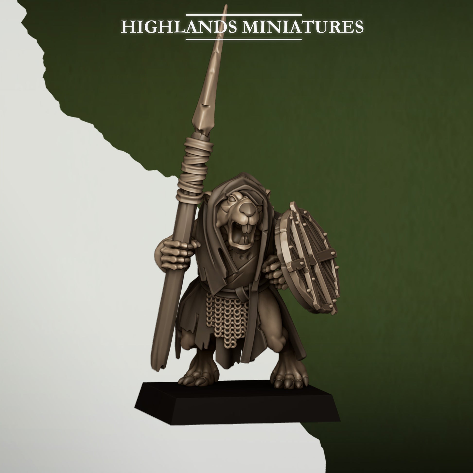 Miniatura Ratas de la Cloaca Hombres-Rata resina 28mm sin pintar - Drakholm
