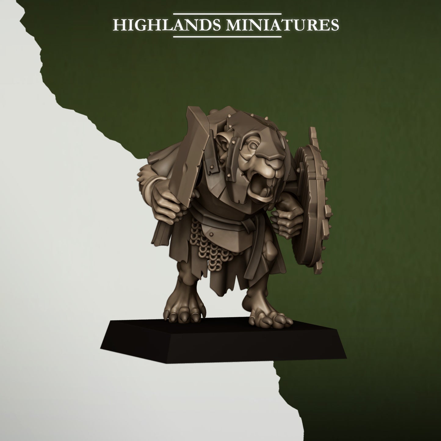 Miniatura Ratas de la Cloaca Hombres-Rata resina 28mm sin pintar - Drakholm