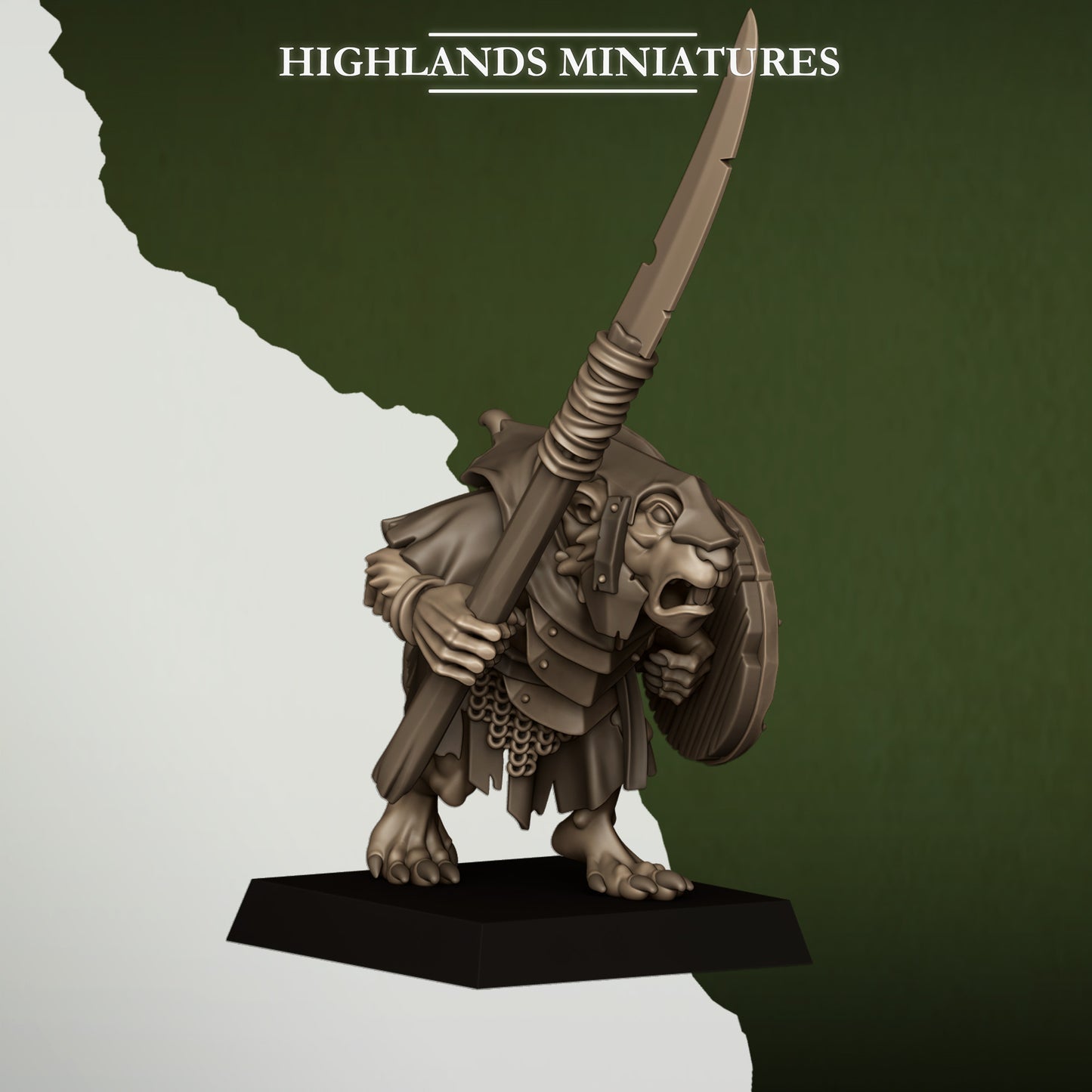 Miniatura Ratas de la Cloaca Hombres-Rata resina 28mm sin pintar - Drakholm