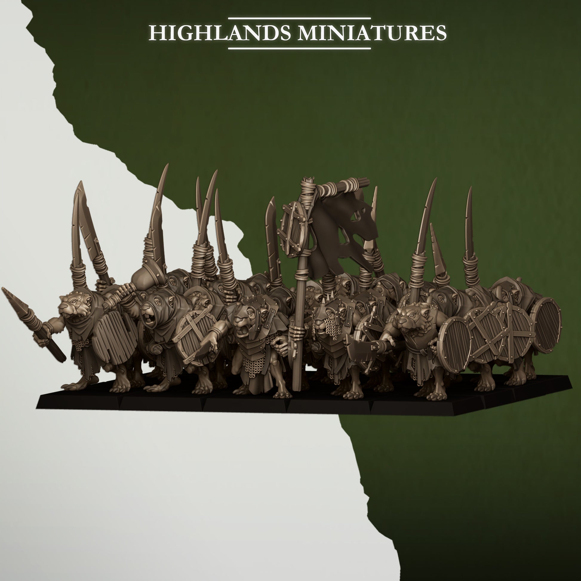 Miniatura Ratas de la Cloaca Hombres-Rata resina 28mm sin pintar - Drakholm